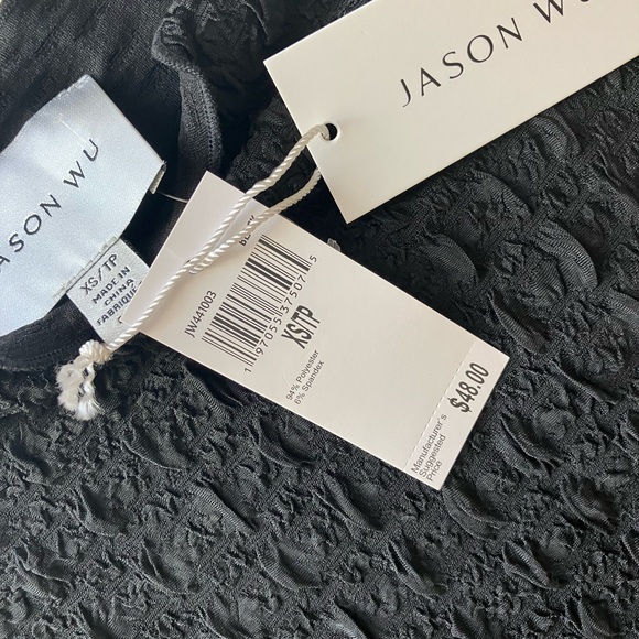 Jason Wu Textured Long Sleeve Top (Size XS/TP) NWT - Picture 7 of 15